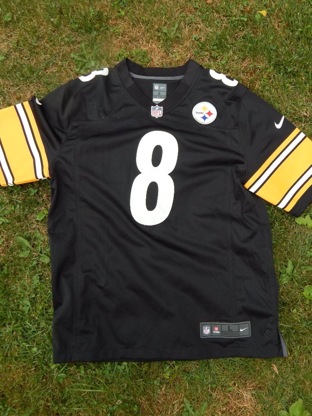 Nike On Field Pickett 8 Pittsburgh Steelers Size Large Mens Jersey